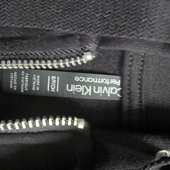 Calvin Klein 3/4 zip performance fleece hoodie - Picture 4 of 5